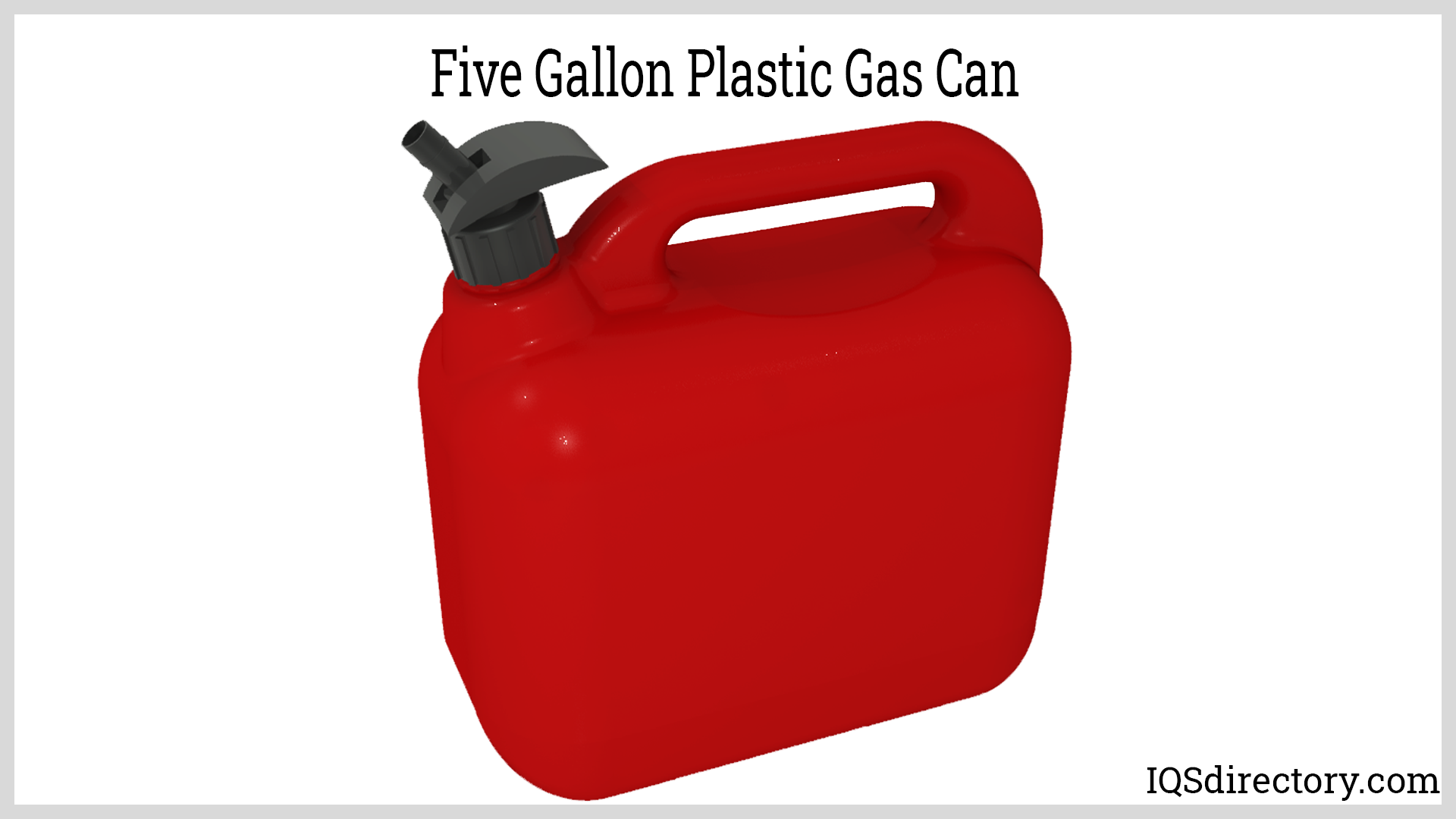 Five Gallon Plastic Gas Can