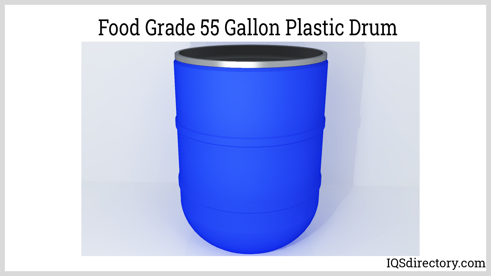 Food Grade 55 Gallon Plastic Drum