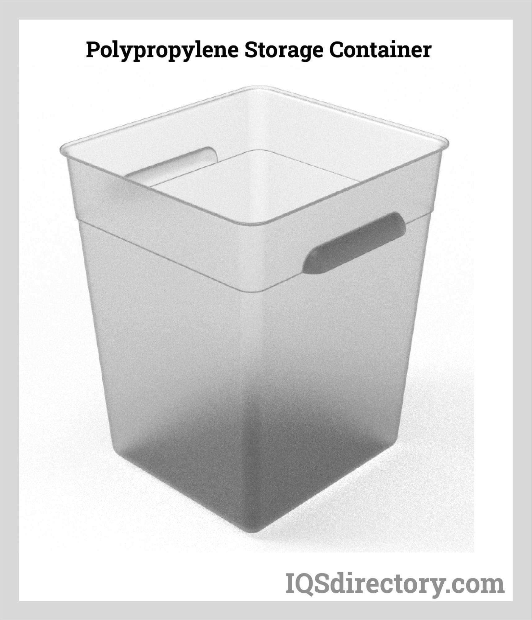 Polypropylene Storage Container